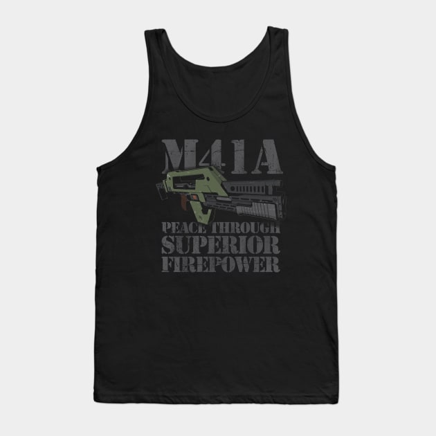 Superior Firepower Tank Top by TrulyMadlyGeekly